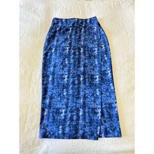 RipSkirt Hawaii | Size XS | Blue Tropical Length 4 Wrap Skirt | Beach Resort
